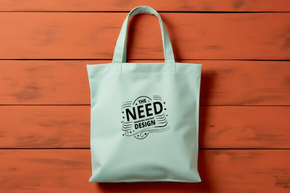 Download Light Green Tote Bag Branding Mockup - Premium Resources