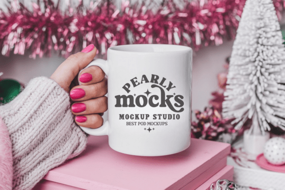 Download 11oz White Christmas Mug Mockup 44 - Christmas mug mockup Collection