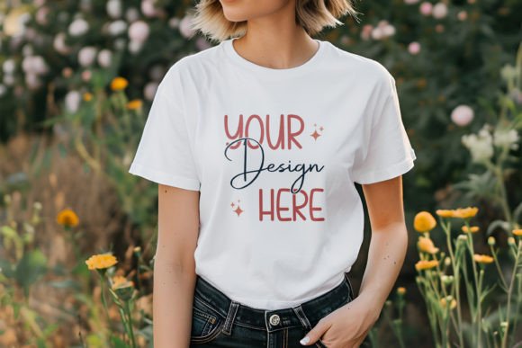 Download Comfort Colors C1717 White Shirt Mockup - Premium Resources
