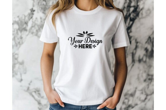 Download Memorial Day BC 3001 White Shirt Mockup - White shirt mockup Collection